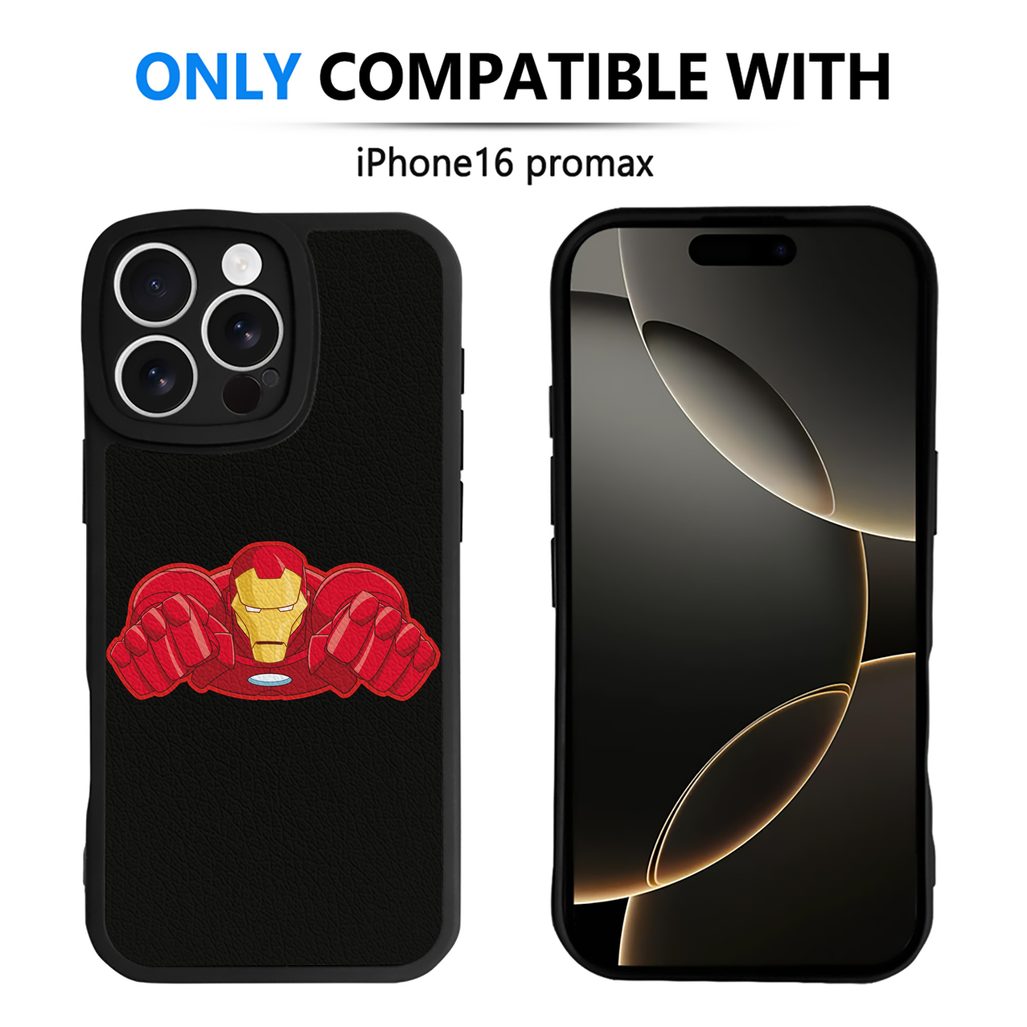 （画像用） アベンジャーズ The Avengers 【iPhone 16シリーズ対応】シリコンスマホケース（レザー調） 材質：シリコン